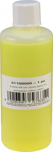 Eurolite UV-active Stamp Ink, transparent yellow, 100ml