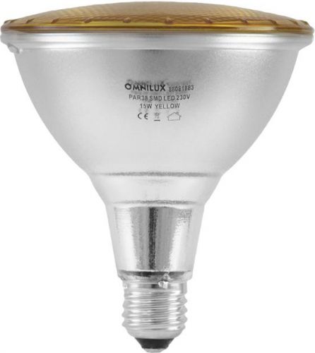 Omnilux PAR-38 230V SMD 15W E-27 LED yellow