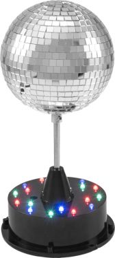 Eurolite LED Mirror Ball 13cm with Base