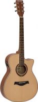 Dimavery AW-420 Western guitar, Sapele, nature