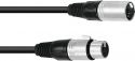 XLR - XLR, Omnitronic XLR cable 5pin 1m bk