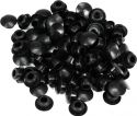 Assortment, Eurolite endcap silicone 8,5mm bk (100pcs)