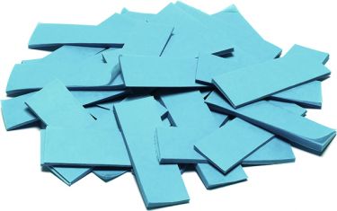 TCM FX Slowfall Confetti rectangular 55x18mm, light blue, 1kg