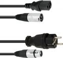 Multikabel & Stage Box, PSSO Combi Cable Safety Plug/XLR 5m