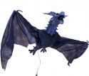 Decor & Decorations, Europalms Halloween Flying Dragon, animated, blue, 120cm