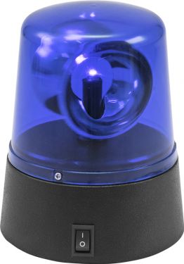 Eurolite LED Mini Police Beacon blue USB/Battery