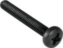 Speaker Accessories, Omnitronic Screw M6x40mm black for PA Clamps