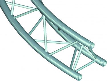 Alutruss TRILOCK 6082 Circlepart 4m in.90° /\\