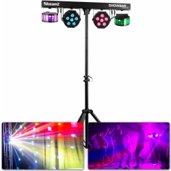 SB02 ShowBar Batteri 2x Derby og 2x PAR TILBUD NU