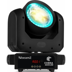 Cobra Wash100 LED Moving Head CW/WW with LED Ring TILBUD NU