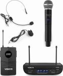 WM82C Digital UHF 2-Channel Wireless Microphone Set with handheld & bodypack