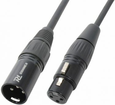 CX35-20 Cable XLR male/female 20m Black