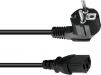 Omnitronic IEC Power Cable 3x0.75 1.5m bk