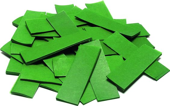 TCM FX Slowfall Confetti rectangular 55x18mm, dark green, 1kg