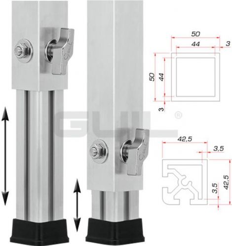 Guil PTA-440/60-100 Telescopic Foot