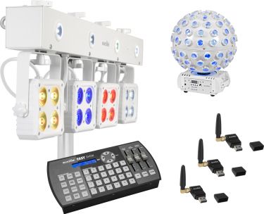 Eurolite Set LED KLS-180 wh + LED B-40 wh + USB QuickDMX + Easy Show