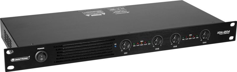 Omnitronic XDA-1204 4-Channel Class D Amplifier