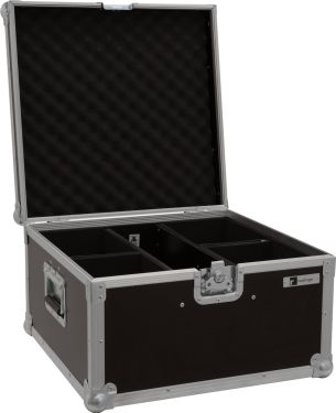 Roadinger Flightcase 4x LED IP PAR 3x8W QCL/3x9W SCL