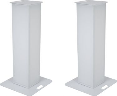 Eurolite 2x Stage Stand 100cm incl. Cover and Bag, white