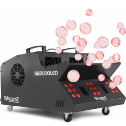 BeamZ SB2000LED Røg- og sæbeboblemaskine 2000W giver røg og sæ lysdioder maskine