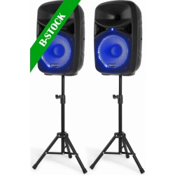 VPS102A Plug &amp; Play 600W Speaker Set with Stands "B-STOCK" TILBUD NU
