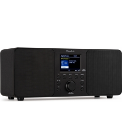 Genua DAB+ Stereo Radio Black TILBUD NU