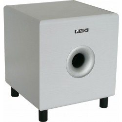 Aktiv Hi-Fi subwoofer SHFS08W / 8″ bas 200W, hvid TILBUD NU