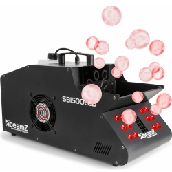 BeamZ SB1500LED Røg- og sæbeboblemaskine 1500W giver røg og sæ lysdioder maskine