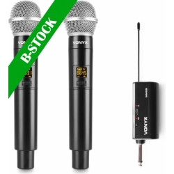 WM552 Dual Wireless Microphone Plug-and-Play Set UHF "B-STOCK" TILBUD NU