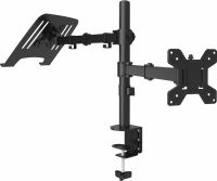 CMA10L Single Monitor Arm 13”- 32” with Laptop stand