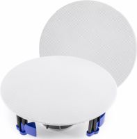 NCBT8 Amplified Low Profile Ceiling Speaker Set BT 8" White