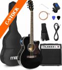 ShowKit Electric Acoustic Guitar Pack Black "C-STOCK"