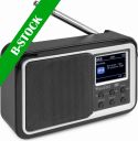 Hi-Fi & Surround, Anzio Portable DAB+ Radio with Battery Black "B-STOCK"