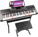 Begynder Keyboard pakke, 61 tangenter / musikskolefunktion med tangenter der lyser - KOMPLET SÆT