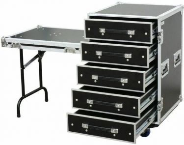 PD-FA6 5 Drawer 3U Engineer Case + Table