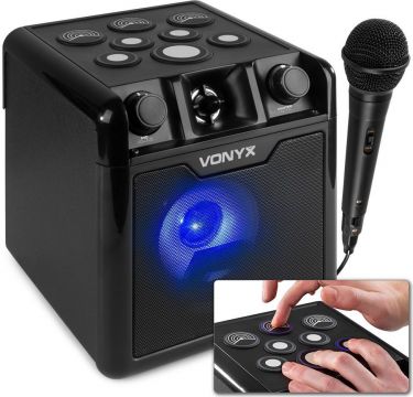 Karaoke højttaler til børn med TROMME PADS / USB / Bluetooth / Transportabel med indbygget batteri!