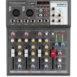 VMM-F401 4-kanals musikmikser TILBUD NU