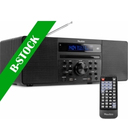 Prato All-in-One Music System CD/DAB+ Black ”B STOCK” TILBUD NU