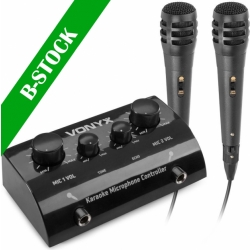 AV430B Karaoke Microphone Controller Black "B-STOCK" TILBUD NU