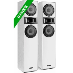 SHF700W Tower Speaker Set 2x 6.5” White "B-STOCK" TILBUD NU