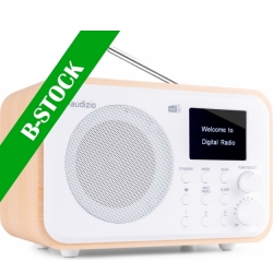 Milan DAB+ Radio with Battery White "B STOCK" TILBUD NU