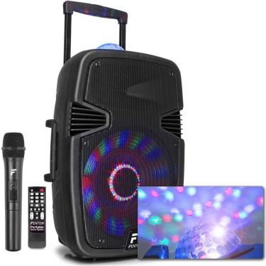 FT15JB Portable Sound System 15" 800W with light show