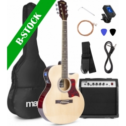 ShowKit Electric Acoustic Guitar Pack Natural "B-STOCK" TILBUD NU