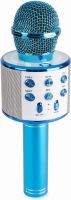 KM01 Karaoke Mic with built-in Speakers BT/MP3 Blue