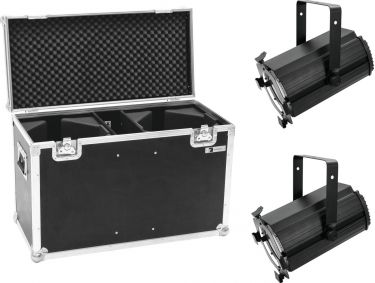 Eurolite Set 2x LED THA-120PC Theater-Spot + Case