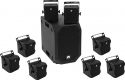 Diverse, Omnitronic Set BOB-10A bk + 8x BOB-4 bk