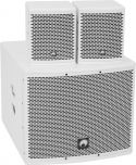 Diverse, Omnitronic Set MOLLY-12A Subwoofer active + 2x MOLLY-6 Top 8 Ohm, white