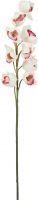 Europalms Cymbidium branch, artificial, white-pink, 90cm