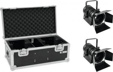 Eurolite Set 2x LED THA-40PC bk + Case