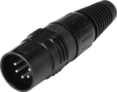 HICON XLR plug 5pin HI-X5CM-B